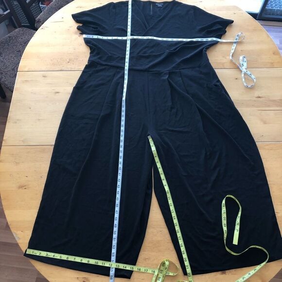 City Chic Black Asplice Jumpsuit Size XXL/24 - Picture 10 of 12